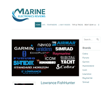 Tablet Screenshot of marine-electronics-reviews.com